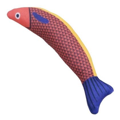 Plush Fish Cat Toy – Crinkle Sound - Catnip Inside