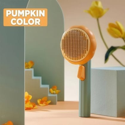 Self-Cleaning Pet Grooming Brush – Hair Removal & Massage for Cats & Dogs